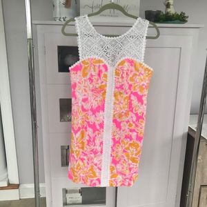 Lilly Pulitzer Pink & White Sofia Dress Size 6